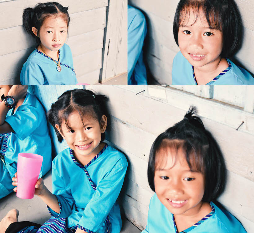 รอยยิ้มของเด็กๆนักเรียนที่เชียงดาว